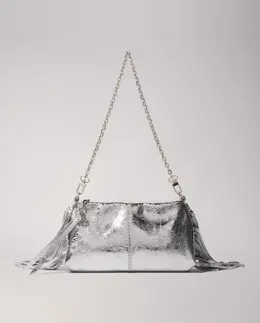 Женская сумка Miss M из кожи Maje, серебряный mp_0910052_mfapm002210500tu | plata