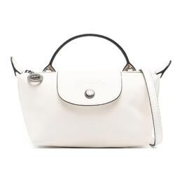 Мини-сумка из кожи с тисненым логотипом Longchamp 34205987037
