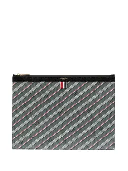 Клатч с логотипом Thom Browne, серый 16123207 | серый