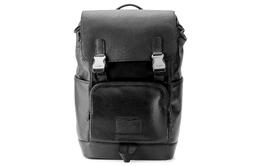 Coach Спортивный кожаный рюкзак, большой, мужской, черный c2710-qbbk