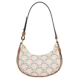 Celine Сумка через плечо из коровьей кожи, мини, женская, белая 10i602ds1-01ta
