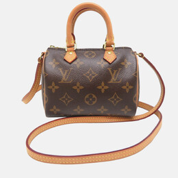 Louis Vuitton Nano Speedy Boston Bag Monogram Brown 1210212