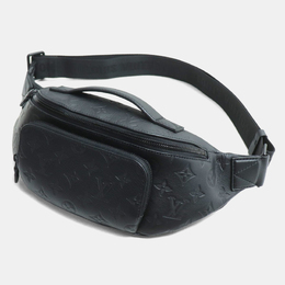 Louis Vuitton Rush Bum Bag Waist Monogram Shadow Black 1210157
