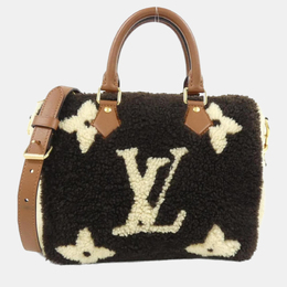 Louis Vuitton Monogram Teddy Speedy Bandouliere Boston Bag 1210163