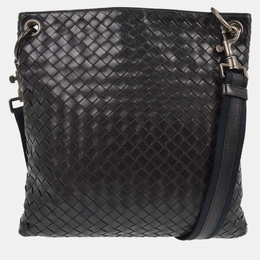 Bottega Veneta Black Intrecciato Shoulder Bag 1209853