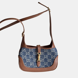 Gucci Jackie 1961 Denim Shoulder Bag 1209740