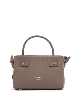 Emporio Armani knotted top-handle satchel 31909618