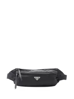 Prada 2010's logo-plaque belt bag 31912028