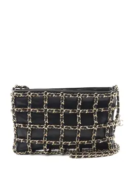 Chanel 2020 frame-chain lambskin shoulder bag 31913120