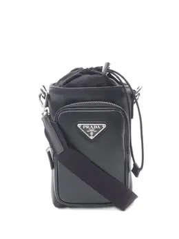 Prada 2010s Re-Nylon leather smartphone bag 31912158