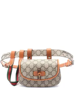 Gucci 2000-2015 Mini GG Supreme Web Bamboo 1947 belt bag 32000288