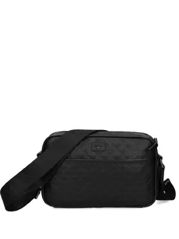 Emporio Armani logo-debossed messenger bag 31904249