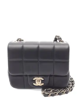 Chanel 2021 quilted mini flap chain shoulder bag 31910835