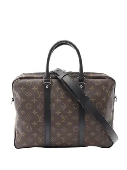Louis Vuitton 2018 Monogram Macassar Porte Documents Voyage business bag 32006700