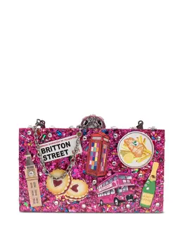 Kurt Geiger London London Box glittered clutch bag 31704845