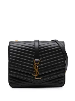 Saint Laurent 2018 Medium Chevron Lambskin Monogram Sulpice Bag crossbody bag 32001849