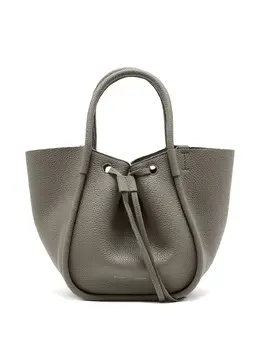 Proenza Schouler small Ruched drawstring top-handle tote bag 31804202