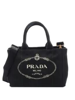 Prada 2010-2025 Small Canvas Canapa Logo satchel 32000292