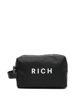 John Richmond logo-print wash bag 28439502