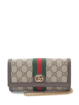 Gucci 2020s GG Supreme chain-strap clutch bag 31913170