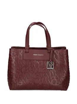 Armani Exchange logo-charm tote bag 31904361