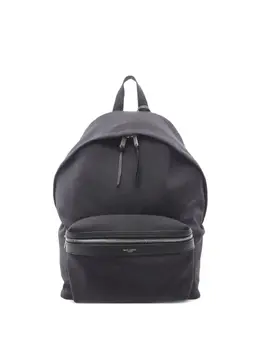 Saint Laurent 2010s leather-trimmed backpack 31913304
