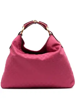 Gucci 2000-2015 Large GG Canvas Horsebit hobo bag 31997888