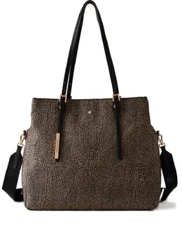 Borbonese L'École ocelot-print tote bag 31969365