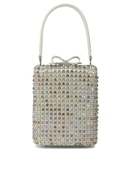 Self-Portrait-Mini Multi Crystal Hand Bag Handbags Silver-Donna 52545544290644
