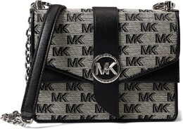 Маленькая сумка через плечо-трансформер Greenwich Michael Kors, цвет Black/Light Cream 9887654 | black/light cream