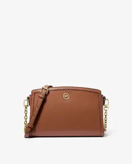 Женская сумка-бандо Chantal из гранулированной кожи Michael Kors, коричневый mp_0478263_32r3g7cc3t | marrón