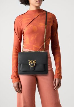 Сумка через плечо LOVE SOFT BIG BOTTALATA - Across body bag Pinko, черный p6951h1ey-q11 | black