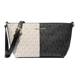 Michael Kors Сумка через плечо Jet Set Coated Canvas Trumpets, женская, черная 35f4gtvc1v-black multi