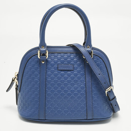 Gucci Blue MicroGuccissima Leather Mini Nice Dome Bag 1210851