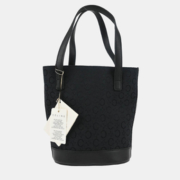 Celine Black Canvas C Macadam Tote Handbag 1210698