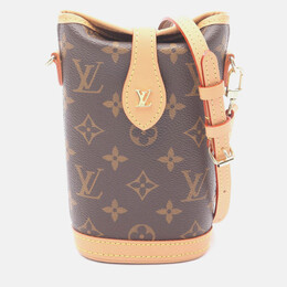 Louis Vuitton Fold Me Pouch Shoulder Bag Monogram Canvas Leather 1210612