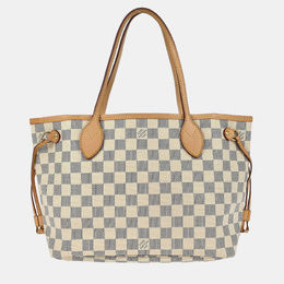 Louis Vuitton Damier Azur Neverfull PM Tote Handbag 1210754