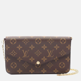 Louis Vuitton Pochette Felicie Chain Shoulder Bag Monogram Fuschia 1210627