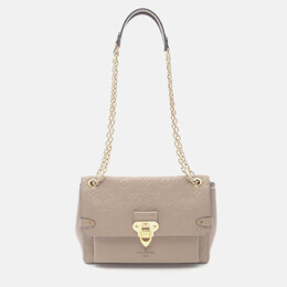 Louis Vuitton Vavin PM Chain Shoulder Bag Monogram Empreinte Beige 1210620