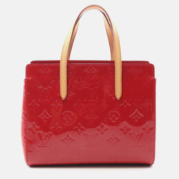 Louis Vuitton Catalina Bb Tote Handbag Vernis Leather Rose Andian 1210559