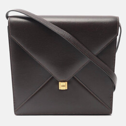 Hermes Brown Box Calf Leather Shoulder Bag 1210509
