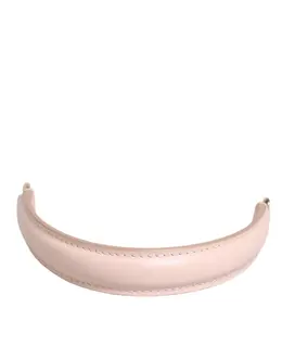 Dolce & Gabbana Strap Pink Leather Gold Tone Big Bag Handle Shoulder Strap smy11278