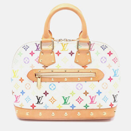 Louis Vuitton Alma Monogram Multicolor Canvas and Leather Top Handle Bag 1210605