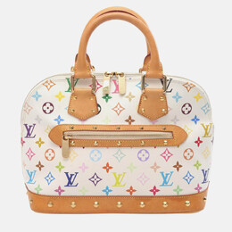 Louis Vuitton Alma Monogram Multicolor Canvas and Leather Top Handle Bag 1210590