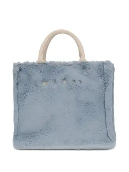 Marni-Borsa Tote Con Finiture In Pelliccia-Donna 52548260462932