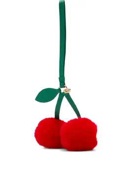 Versace cherry-motif bag charm 31930954