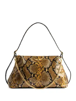 Zadig & Voltaire Jim Wild python-effect shoulder bag 31580611