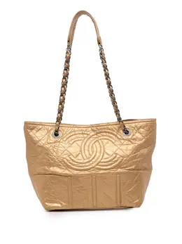 Chanel 2008-2009 Distressed Calfskin Shopping In Moscow tote bag 32016705