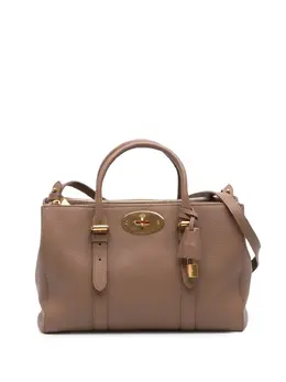 Mulberry 2020-2025 Grained Calfskin Bayswater Double Zip Tote satchel 32013773