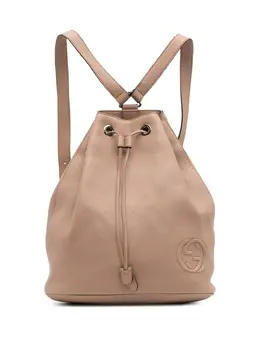 Gucci 2016-2025 Small Pebbled Calfskin Soho Drawstring backpack 32016623